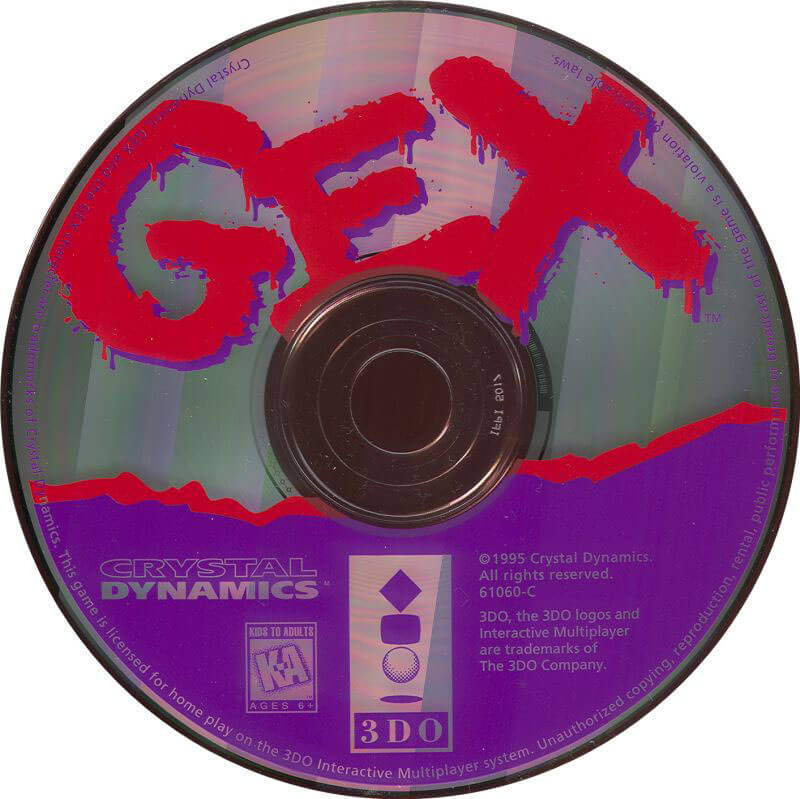 Лицензионный диск Gex для 3DO